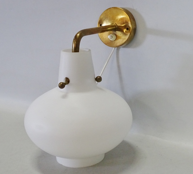 Vägglampa, Hans Bergström, Ateljé Lyktan Åhus, 1900-talets andra hälft