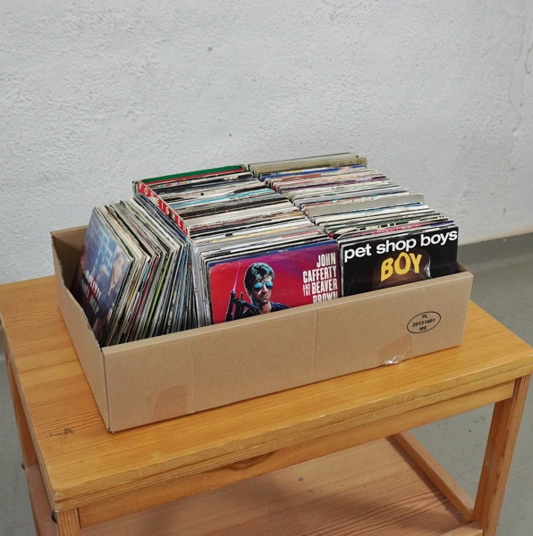 Parti vinylskivor, singel/Ep, blandade genrer