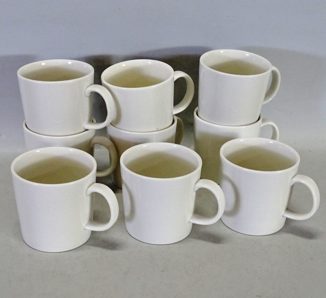 9 st. Kaffemuggar "Tema" Kaj Franck, Iittala, Finland