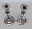 1 par ljusstakar, enl. uppg. silver, 1900-tal