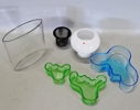Parti Finsk design, vaser, Iittala, bl. a. Alvar Aalto, 5 delar