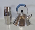 Tekanna samt shaker, Alessi, Italien, moderna