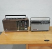 5 st äldre radio, olika fabrikat
