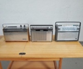 5 st äldre radio, olika fabrikat