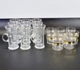 8+9 kaffeglas, Heikki Orvola och Jokma Vennola, Iittala samt Nuutajärvi, Finland