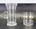 8+9 kaffeglas, Heikki Orvola och Jokma Vennola, Iittala samt Nuutajärvi, Finland