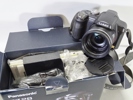 2 st. kameror samt videokamera, Nikon, Panasonic och Sony