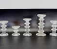 9 st. ljusstakar "Festivo" Timo Sarpaneva, Iittala, Finland