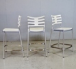 3 st. barstolar "Ice" Fritz Hansen, Danmark, 1900-tal