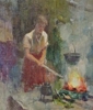 Oljemålning på duk, Johan Bladh