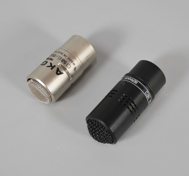 2 st mikrofoner, AKG/Beyerdynamic