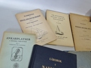 Parti äldre böcker, segling / navigation