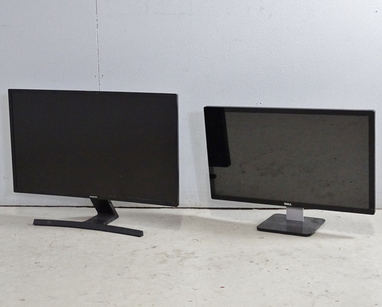 2 st datorskärmar, Dell / Samsung