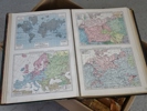 6 st äldre atlas & kartböcker