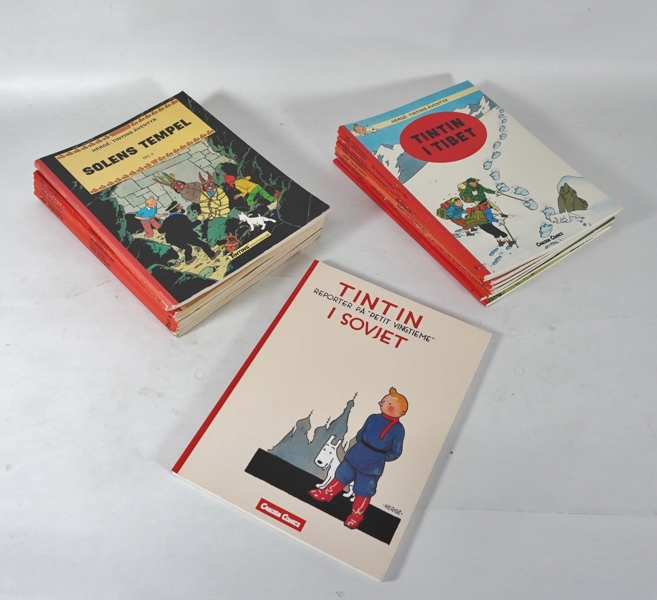 Samling seriealbum, Tinitin