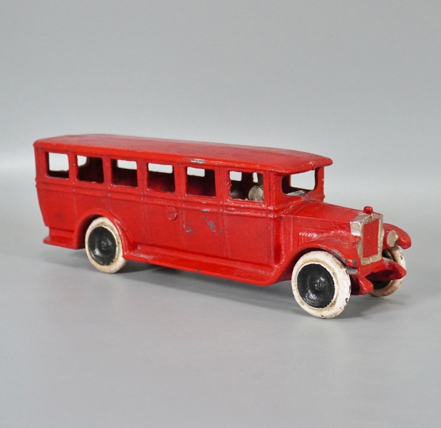 Leksaksbuss, gjutjärn, Skoglund & Olson, Gefle