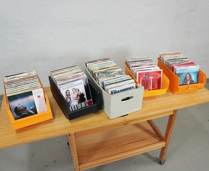 Parti vinylskivor, singel/EP, blandade genrer