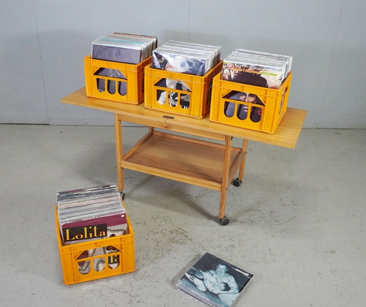 Parti vinylskivor, blandade genrer