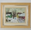 Oljemålning, vintermotiv, Hans Ripa