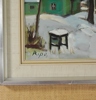 Oljemålning, vintermotiv, Hans Ripa