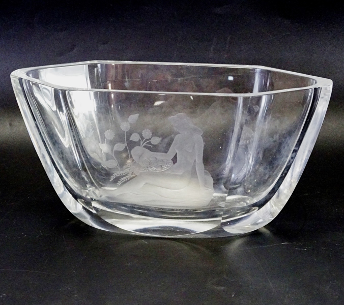 Skål, Sven Palmqvist, Orrefors, 1930/40-tal