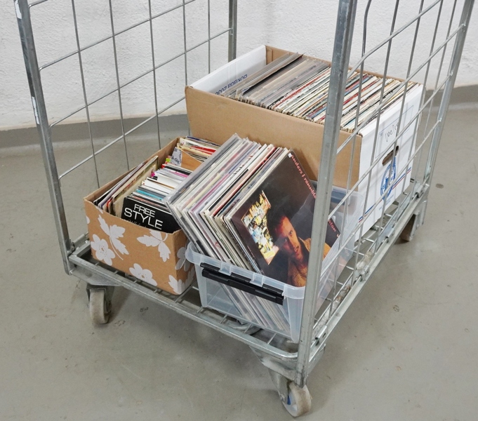 Parti vinylskivor, LP/singlar, blandade genrer