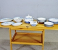 Servisdelar, Fyrklövern, Christineholm Porcelaine