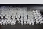 Glasservis, ca 70+ delar