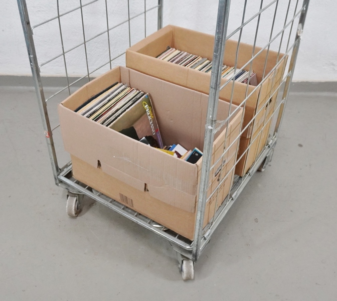 Parti vinylskivor, LP/singel, blandade genrer