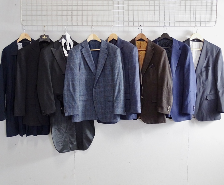 Parti kavajer, kostym samt frack