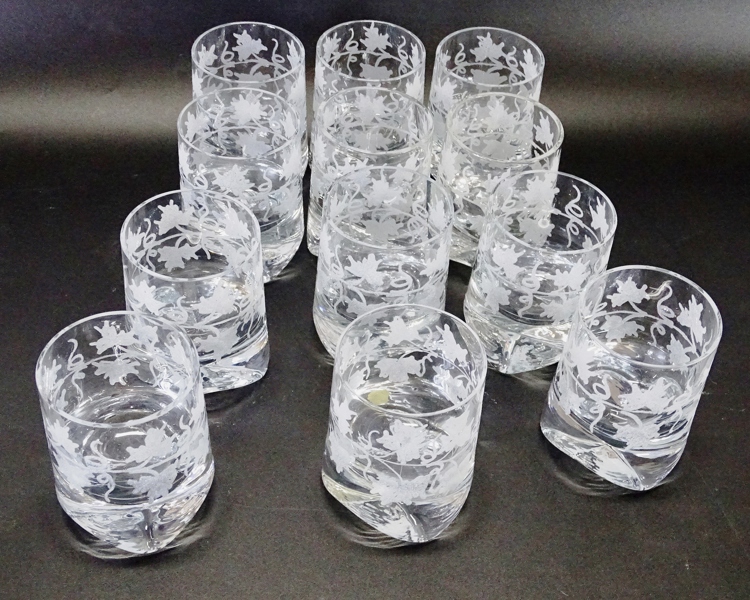 12 st whiskyglas, Royal Krona