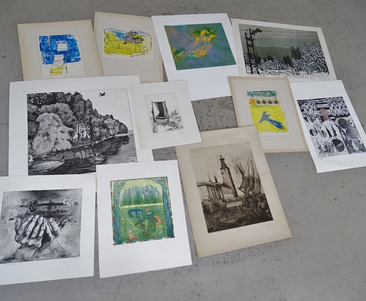 Parti litografier, oramade