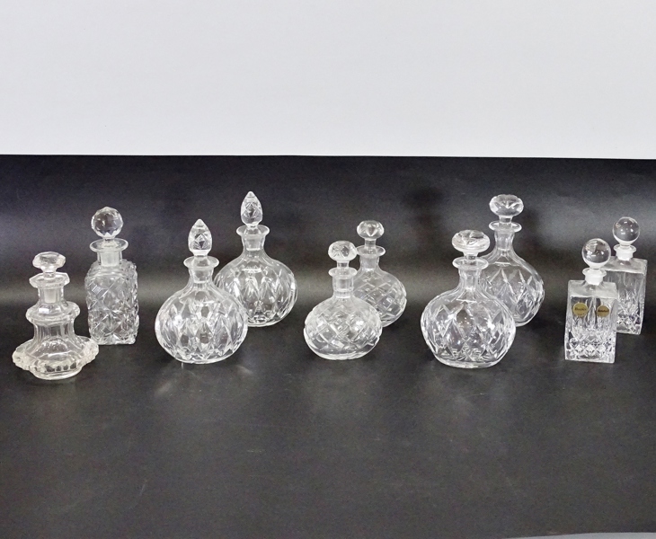 Samling flaskor/flakonger, 10 st