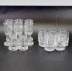 8+8 st snapsglas, "Droppring" "Rustica"