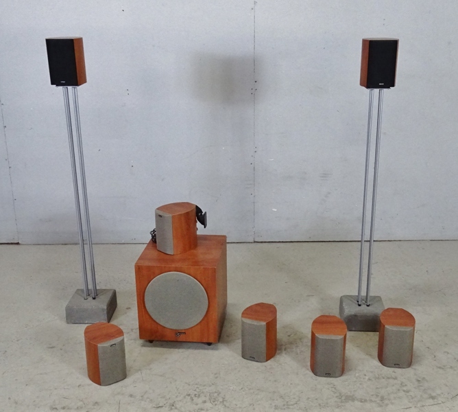 7 st högtalare samt subwoofer, Audio Pro, Mk II