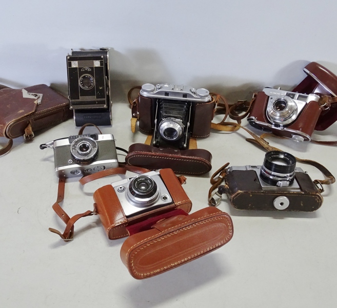 Parti äldre kameror