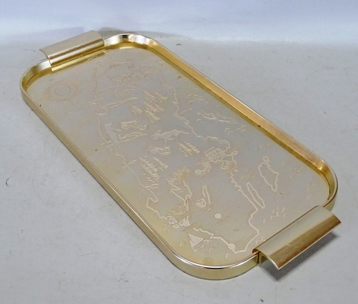 Serveringsbricka "Bofors", metall