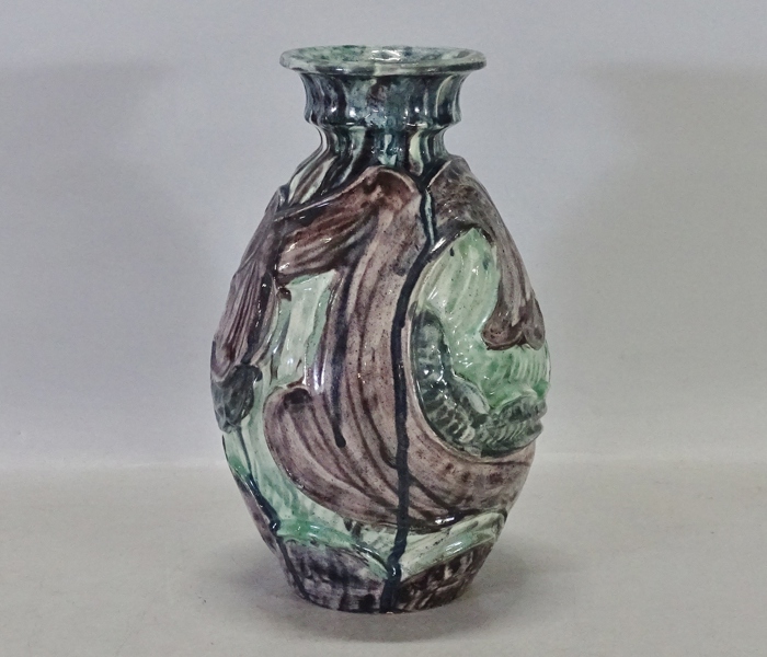 Vas, keramik, signerad
