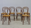 6 st stolar, Thonetstil, 1900-tal, säljes som renoveringsobjekt