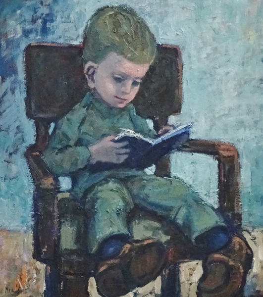 Oljemålning på duk, Elsa Mellais