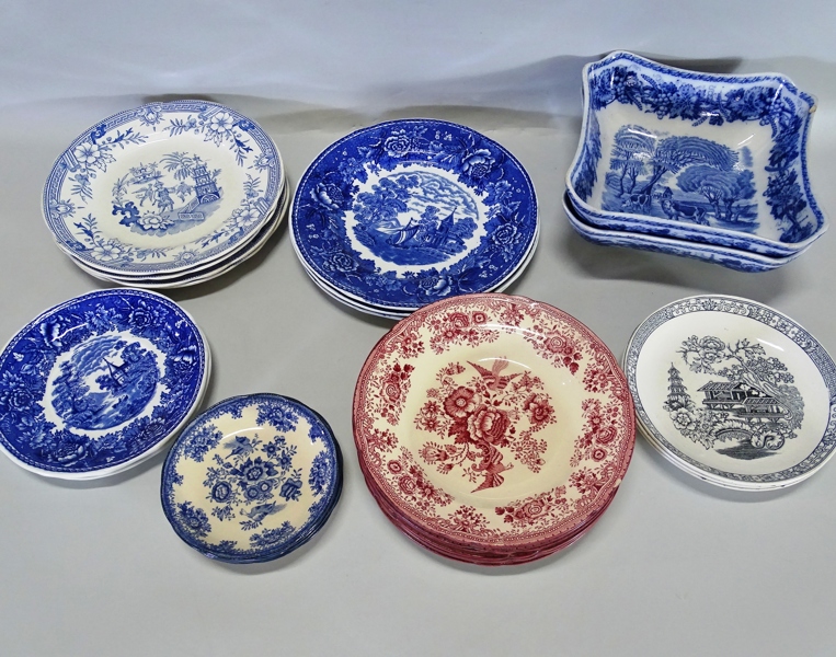 Parti äldre porslin, Europa