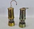 2 st lyktor, mässing "British Coal Mining"