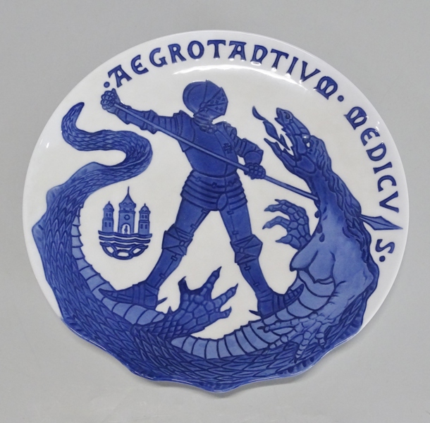 Tallrik/fat, "St George & draken" Royal Copenhagen
