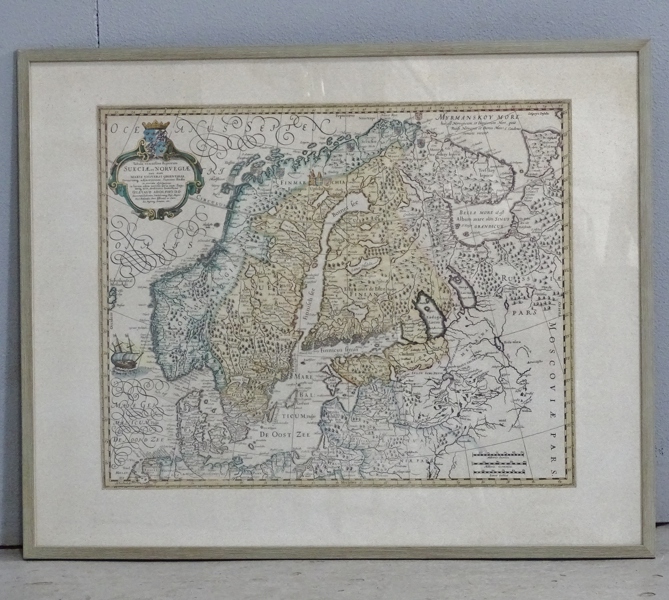 Karta, "Sueciae et Norvegiae"