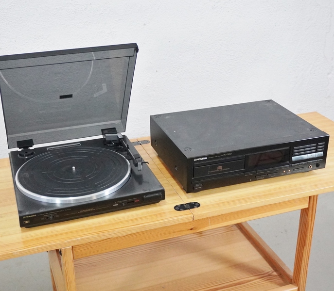 Vinylspelare samt CD-spelare, Pioneer