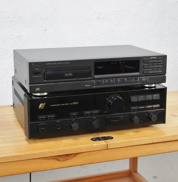 Förstärkare samt CD-spelare, Sansui / Technics