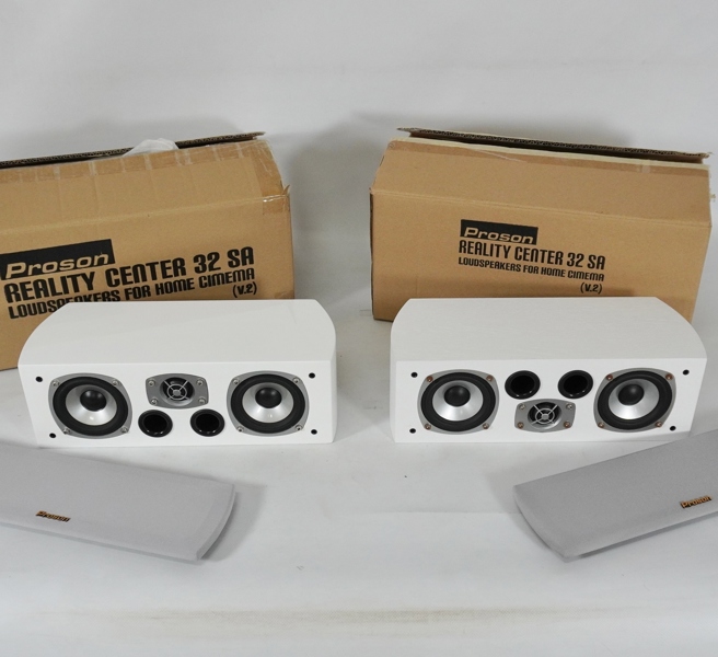 2 st centerhögtalare, Proson