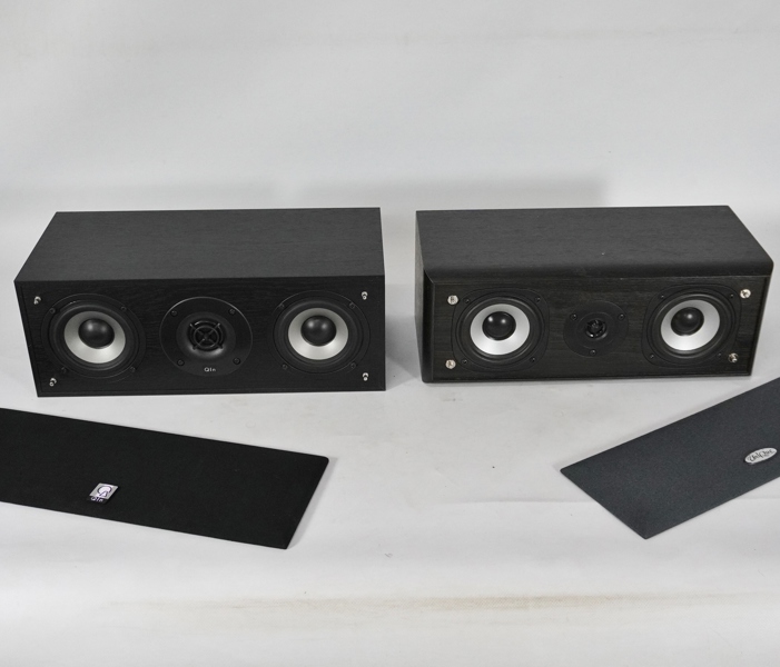 2 st centerhögtalare, UniQue / Qln
