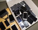 Parti mobiltelefoner, olika fabrikat