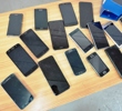 Parti mobiltelefoner, olika fabrikat